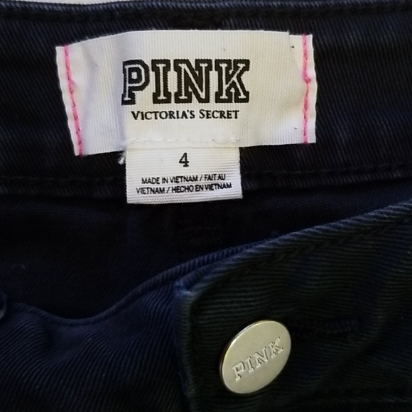 Women's PINK Victoria's Secret Black Shorts Size 4 - Picture 5 of 7